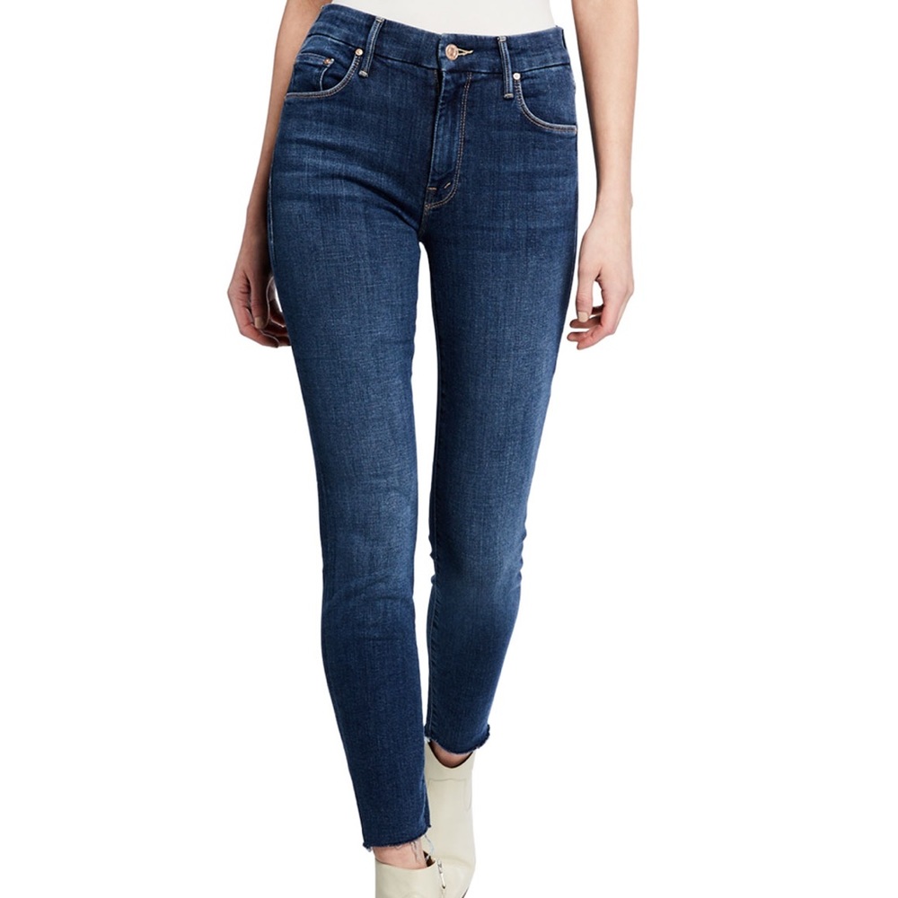 Mother The Looker Ankle Fray Jeans Girl Crush 28